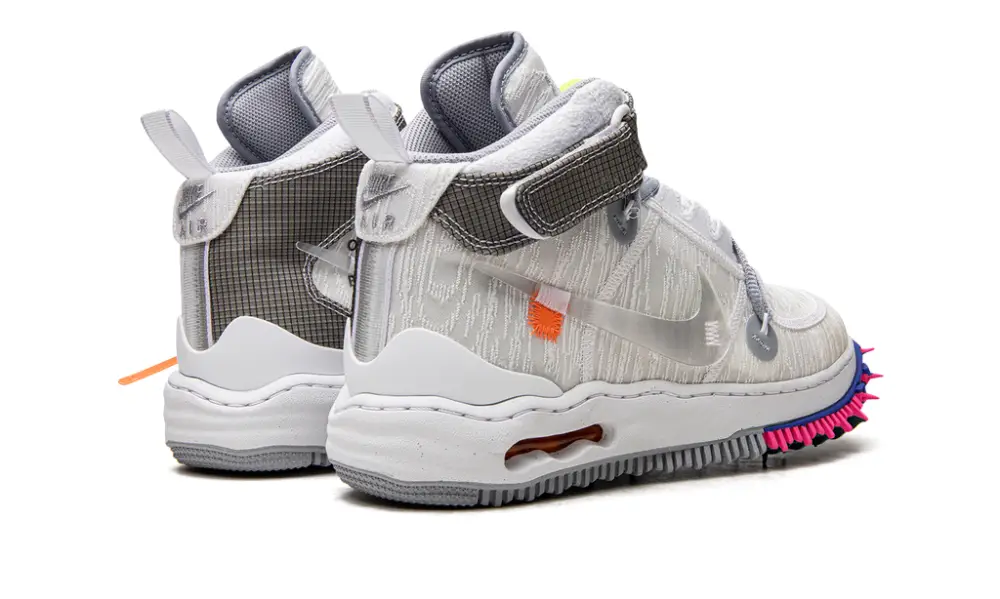 Nike Lifestyle Air Force 1 Mid 'Off-White - White' 