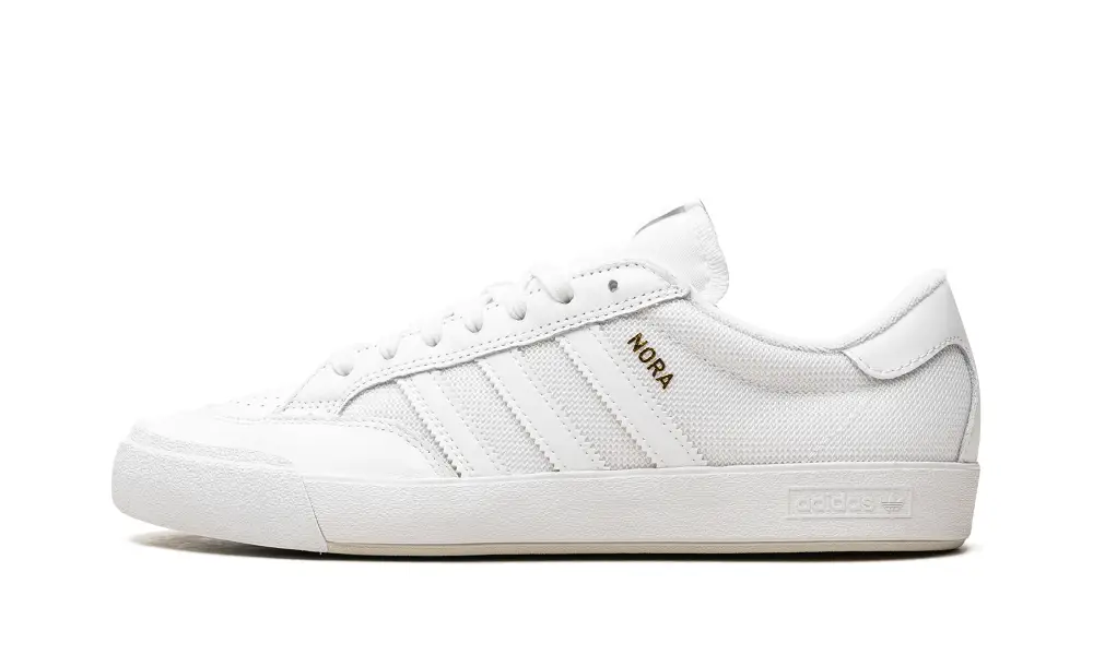 More Adidas Shoes Nora 'White / Metallic Gold'