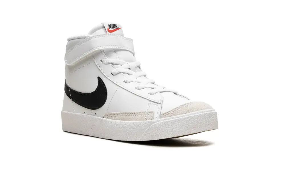 Nike Basketball Blazer Mid 77 (PS) 'BLACK WHITE TEAM ORANGE WHITE'