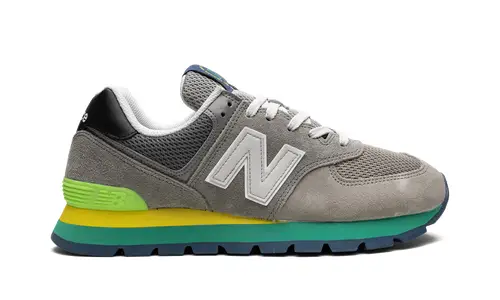 New Balance 574 574 Rugged 'Rugged Grey Yellow Emerald' 