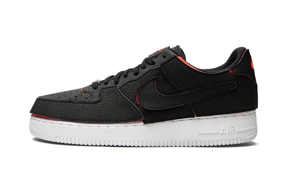 Nike Lifestyle Air Force 1 1 'Black Chile Red' 