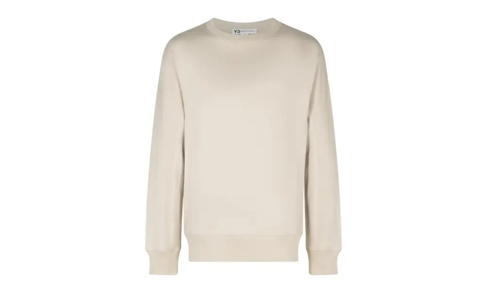 Adidas Y-3 Y-3 Logo Print Sweatshirt 'Cream'