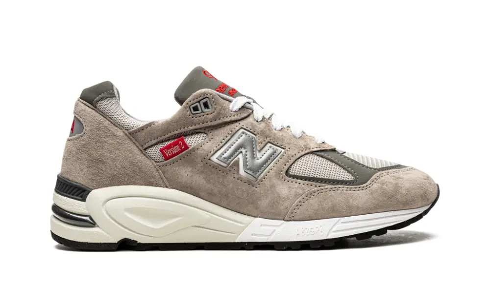 New Balance 990 Made in US 990 v2 'Grey   Red' 