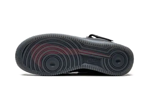 Nike Lifestyle Air Force 1 Mid 'Black   Metallic Silver' 