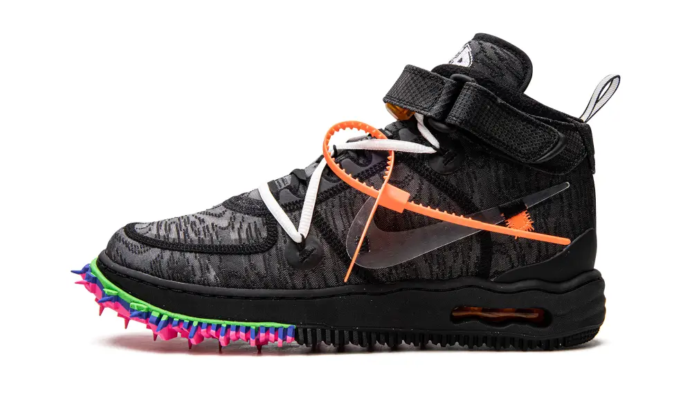 Nike Lifestyle Air Force 1 Mid 'Off-White - Black' 