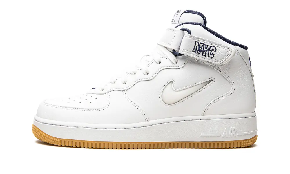 Nike Lifestyle Air Force 1 Mid Jewel QS 'NYC - Yankees' 