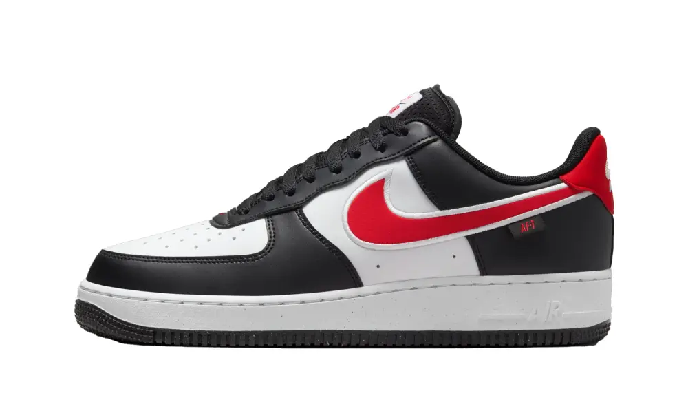 Nike Lifestyle Air Force 1 Low '07 Next Nature 'Black White University Red'