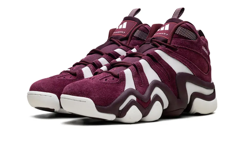More Adidas Shoes Crazy 8 'Maroon Off White'