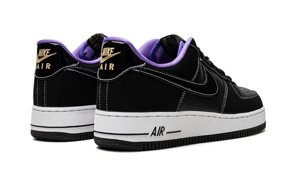 Nike Lifestyle Air Force 1 Low '07 LV8 'World Champ Black Purple' 