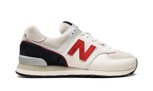 New Balance 574 574 'White Light Grey Red Navy' 