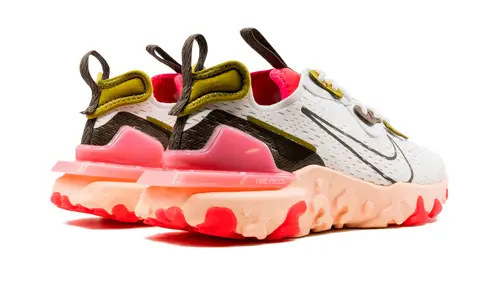 Nike Lifestyle REACT VISION MNS WMNS 'Summit White   Siren Red' 