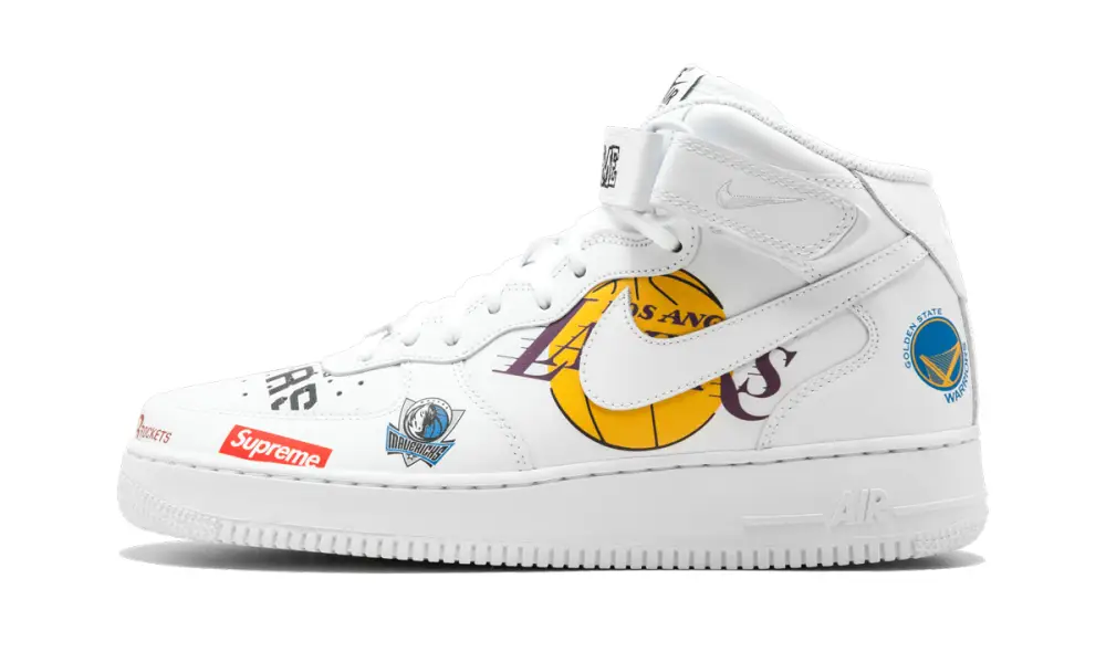 Nike Lifestyle Air Force 1 MID 07 Supreme 'NBA'