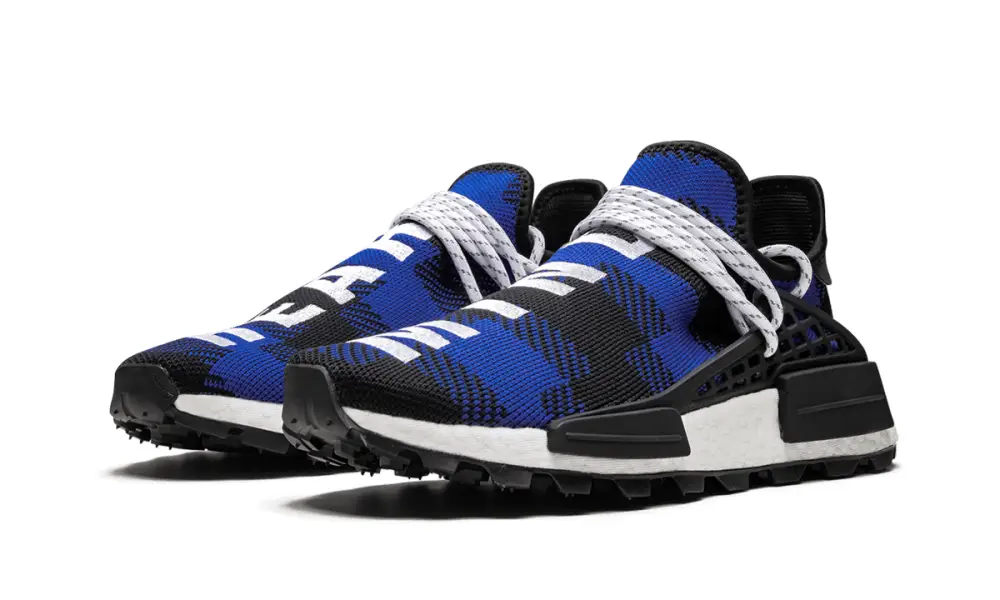 Adidas NMD NMD Humanrace 'Pharrell Williams X Billionaire Boys Club - Plaid Pack Blue' 