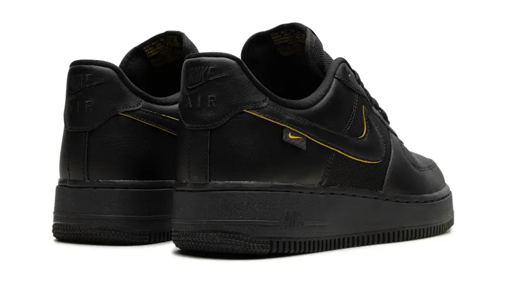 Nike Lifestyle Air Force 1 '07 'Black University Gold' 
