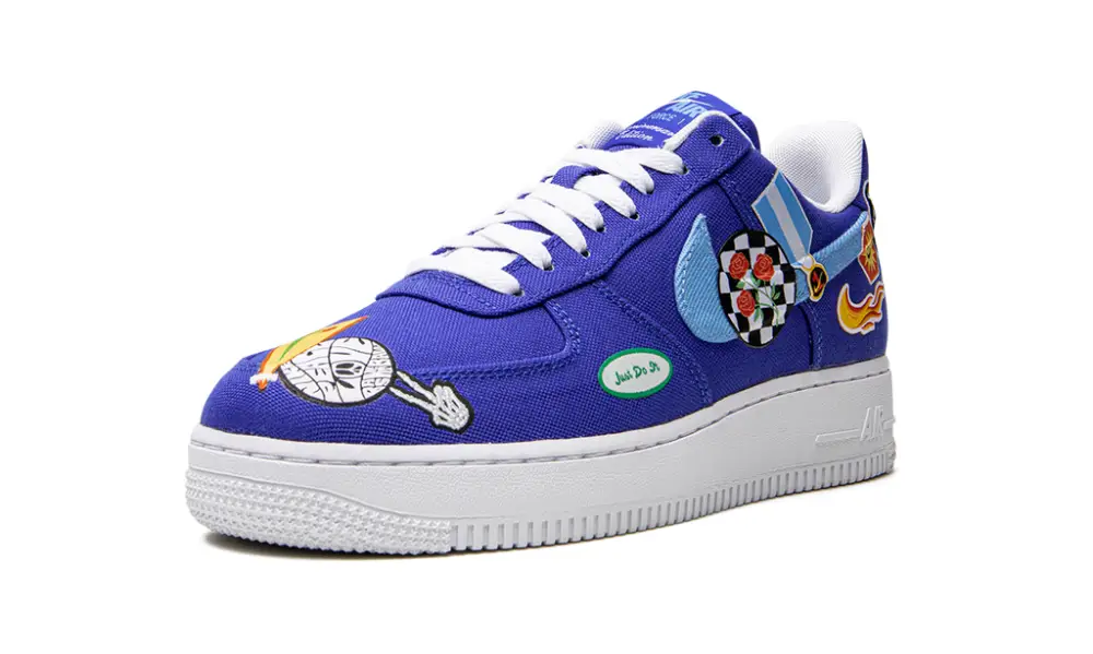 Nike Lifestyle AIR FORCE 1 LO '07 PRM MNS WMNS 'Los Angeles Patched Up' 