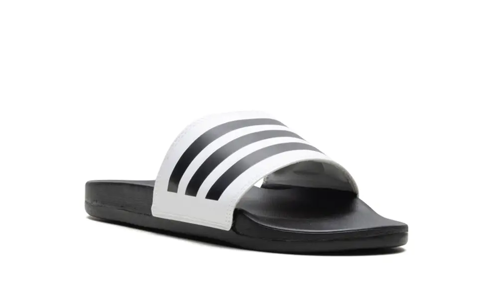 More Adidas Shoes Adilette Comfort Slides 'Cloud White Core Black' 
