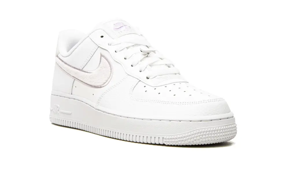 Nike Lifestyle AIR FORCE 1 LO MNS WMNS 'Chenille Swoosh - Sea Glass' 