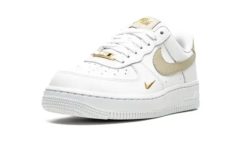 Nike Lifestyle AIR FORCE 1 LO ESSENTIAL MNS WMNS 'Toe Swoosh - White   Rattan' 