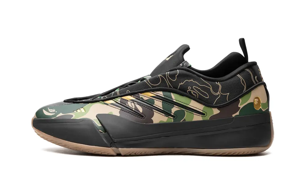 More Adidas Shoes Dame 9 'BAPE - Camo' 