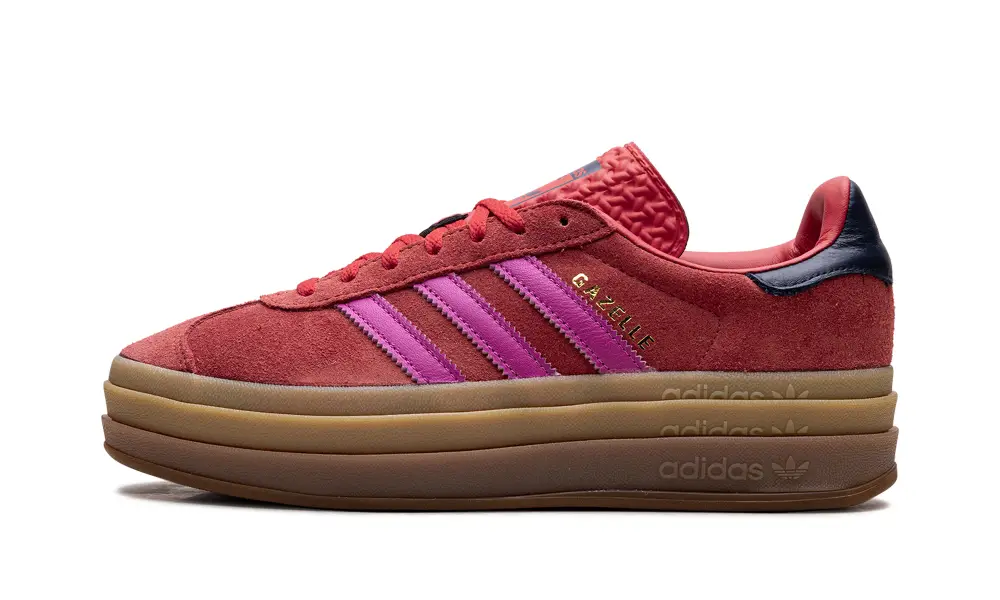 Adidas Gazelle Gazelle Bold WMNS 'Red Semi Lucid Fuchsia' 