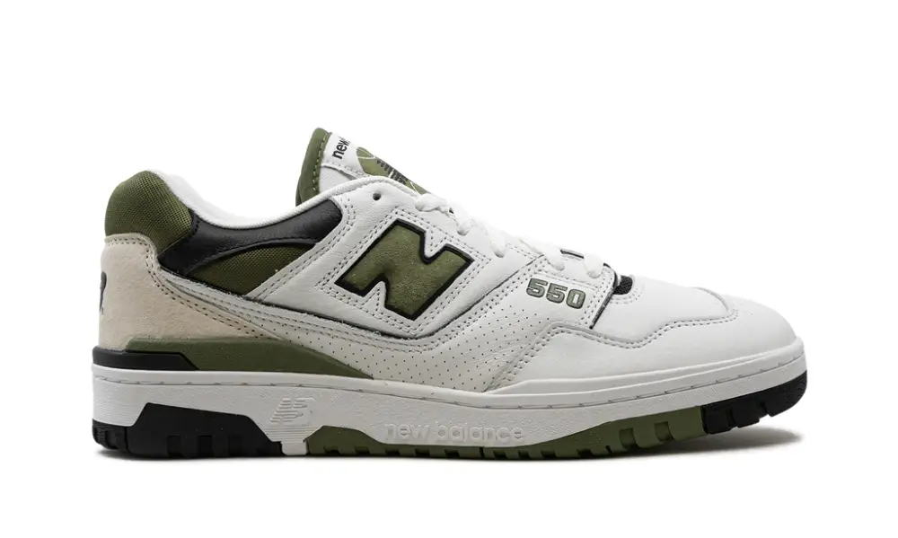 New Balance 550 550 'White   Dark Olivine' 