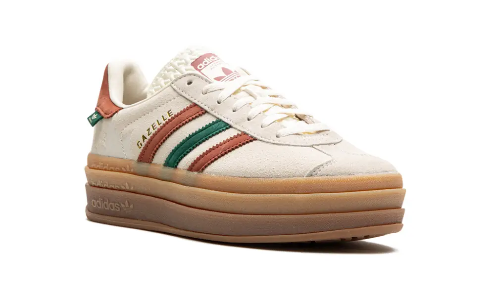 Adidas Gazelle GAZELLE BOLD WMNS 'Cream White   Wild Sepia' 