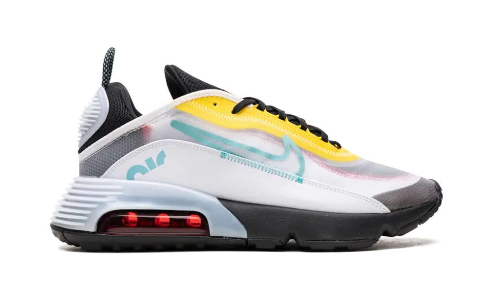 Nike Air Max Air Max 2090 'White Speed Yellow Bleached Aqua' 