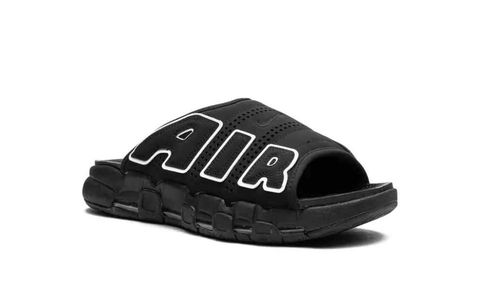 Nike Basketball Air More Uptempo Slide OG 'Black White'