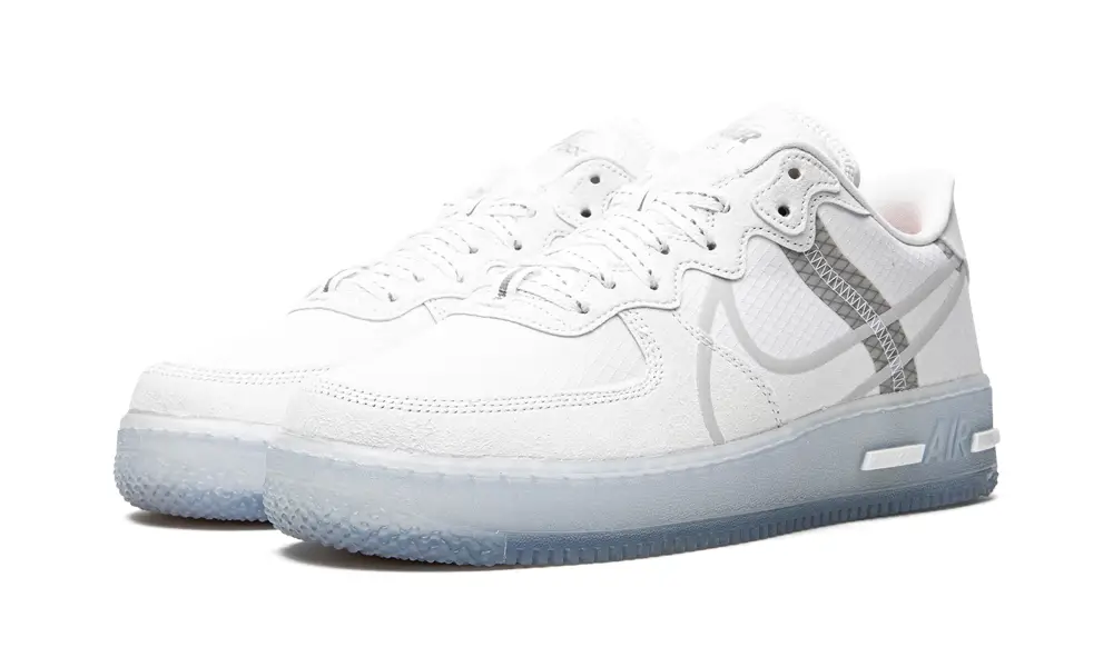 Nike Lifestyle Air Force 1 React 'White Ice' 
