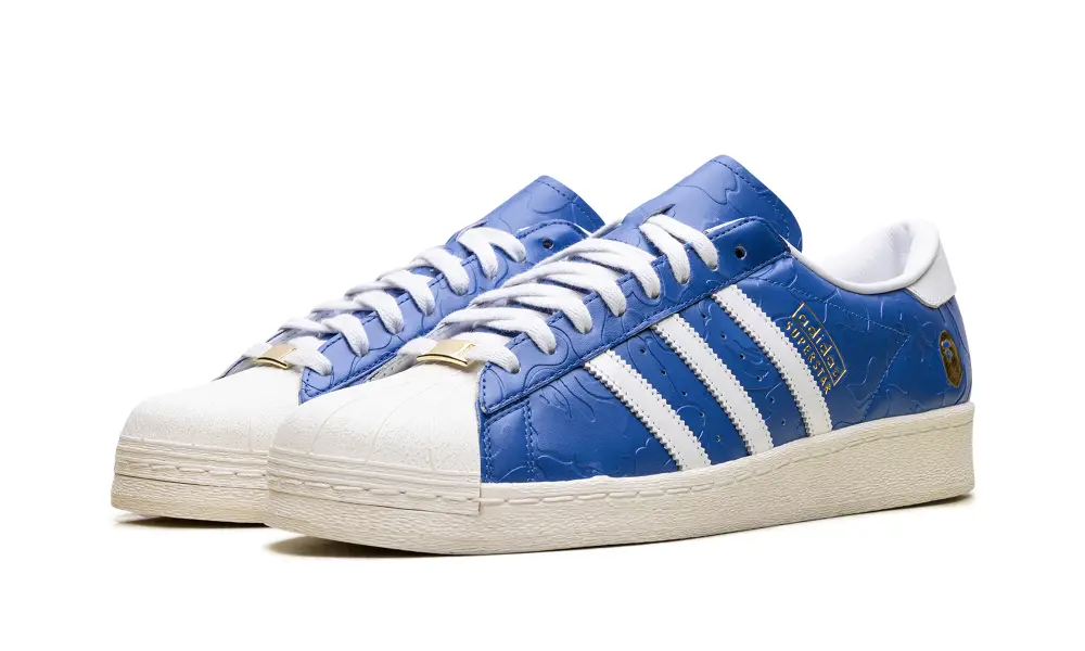Adidas Superstar Superstar Vintage 'Bape Blue White' 