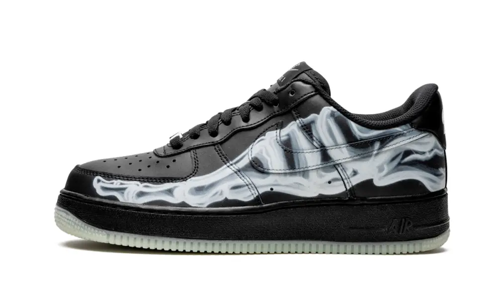 Nike Lifestyle Air Force 1 Low 'Skeleton - Black' 