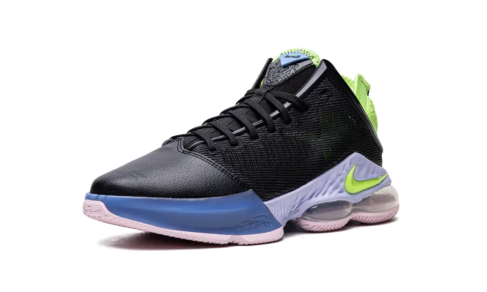 Nike Basketball LeBron 19 Low 'Black   Ghost Green' 