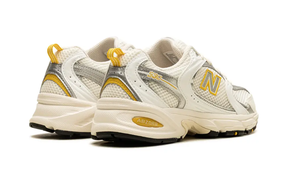 New Balance 530 530 'Sea Salt   White   Ginger Lemon   Silver Metallic' 