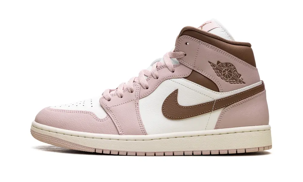 Air Jordan 1 Jordan 1 Mid WMNS 'Pink Oxford Brown'