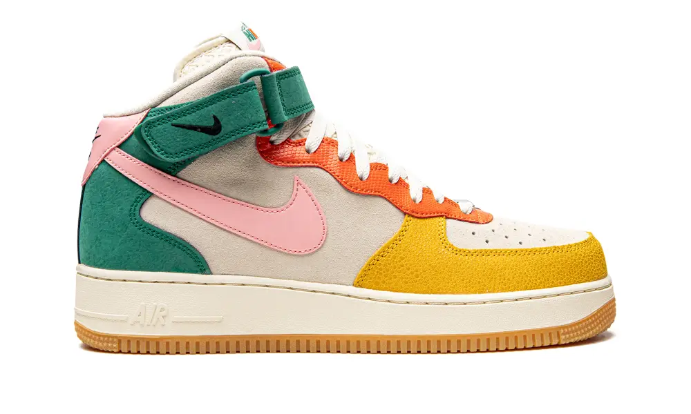 Nike Lifestyle Air Force 1 'Vivid Sulfur and Rush Orange'