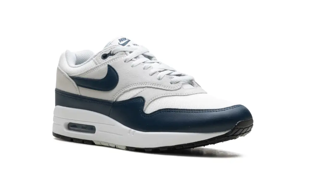 Nike Lifestyle AIR MAX 1 ESSENTIAL 'Summit White Armory Navy-Light Silver'