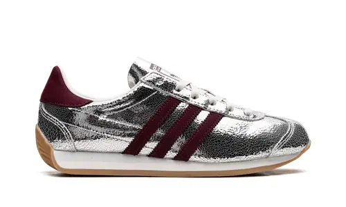 More Adidas Shoes Country OG WMNS 'Silver Metallic Maroon'