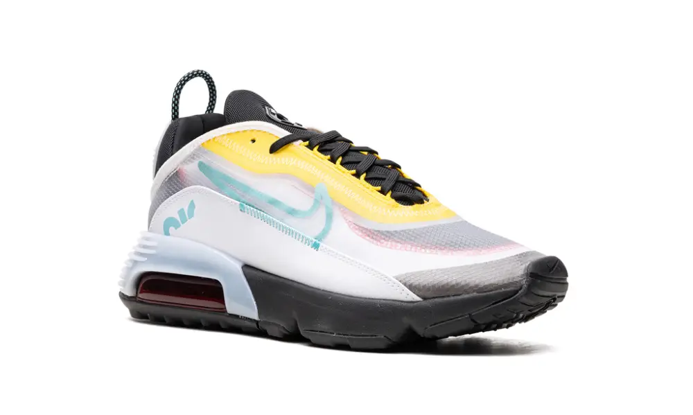 Nike Air Max Air Max 2090 'White Speed Yellow Bleached Aqua' 