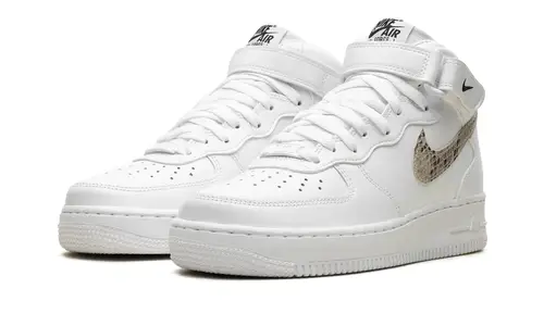 Nike Lifestyle AIR FORCE 1 '07 MID WMNS 'White Snake Swoosh'