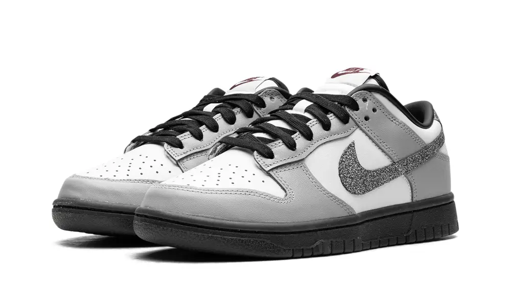 Nike Dunk Dunk Low LX WMNS 'Glitter Swoosh White Light Smoke Grey' 