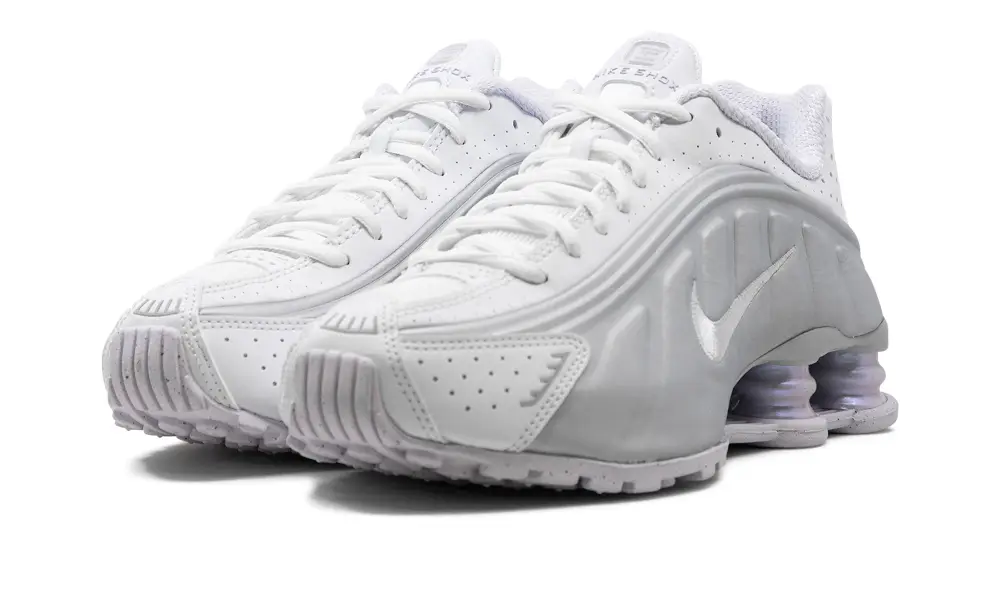 Nike Lifestyle Shox R4 WMNS 'White Metallic Platinum' 