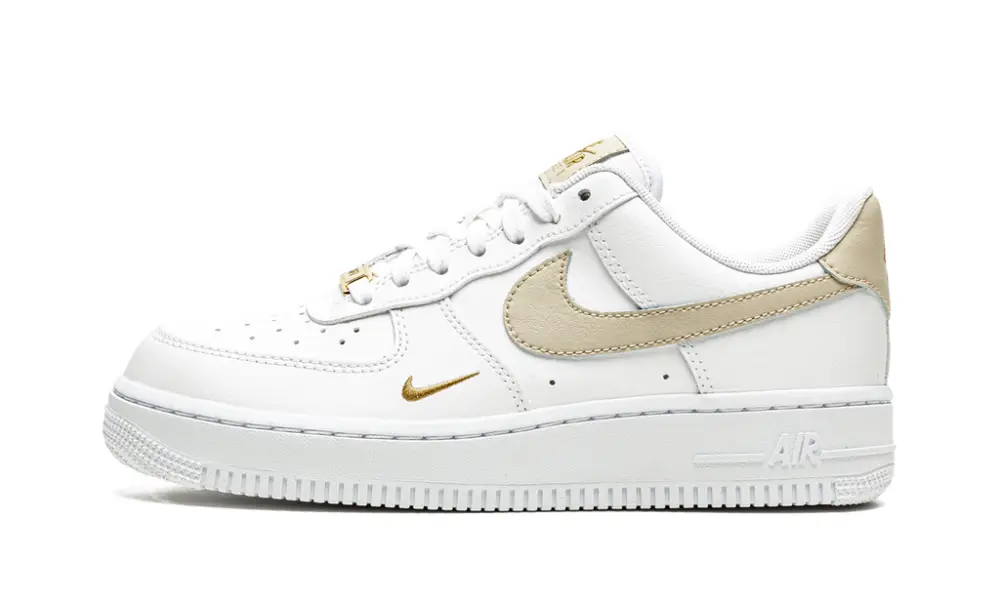 Nike Lifestyle AIR FORCE 1 LO ESSENTIAL MNS WMNS 'Toe Swoosh - White Rattan'