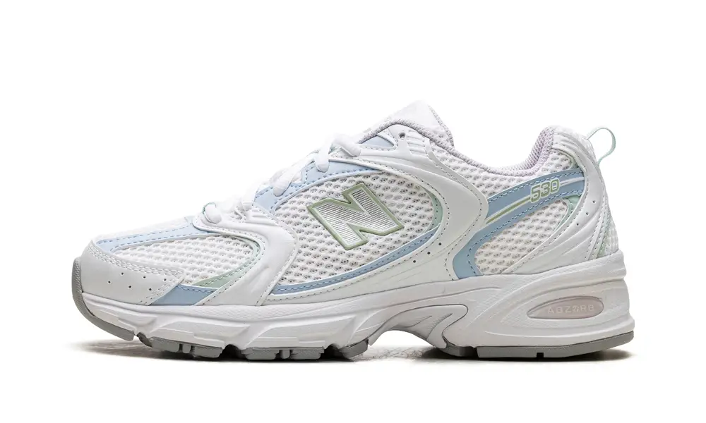 New Balance 530 530 'White Light Chrome Blue Clay Ash' 