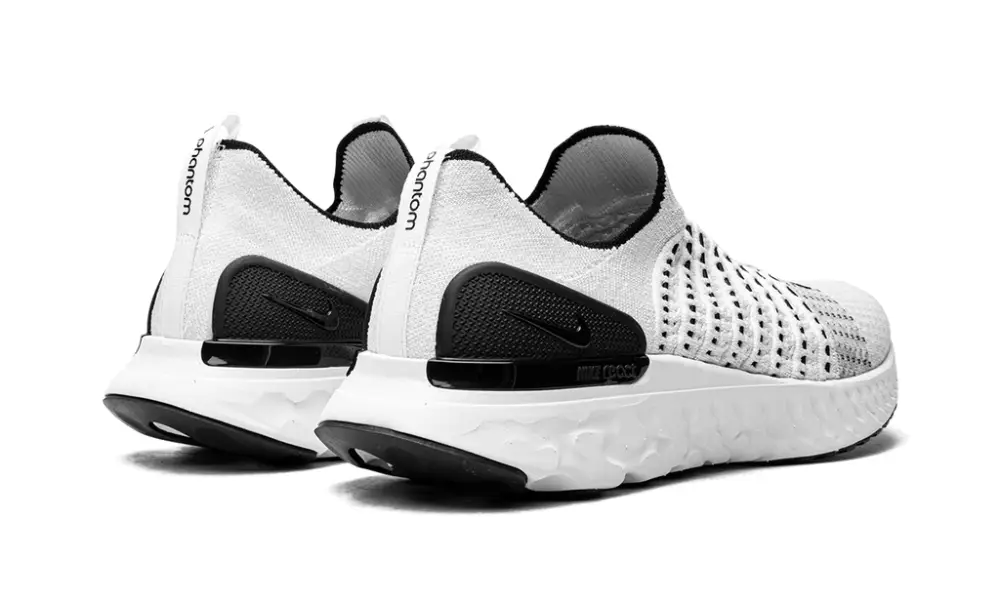 Nike Lifestyle React Phantom Run Flyknit 'White White-Black-Pure Platinum' 