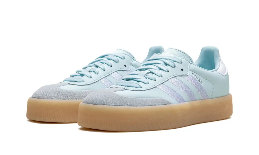 Adidas Samba Sambae WMNS 'Almost Blue Silver Metallic Gum'