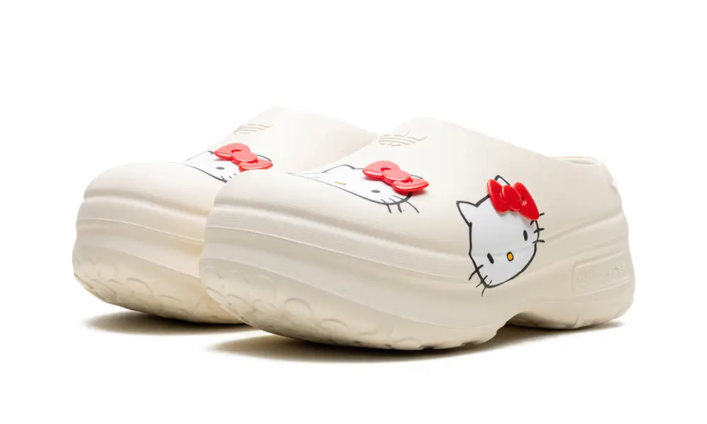 More Adidas Shoes adiFOM Stan Smith Mules WMNS 'Hello Kitty Off White Red Cloud White'