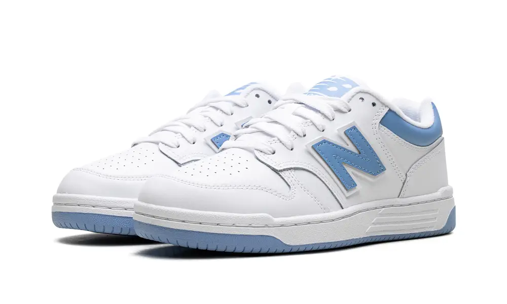 New Balance 480 480 'UNC White Team Carolina Light Aluminum' 
