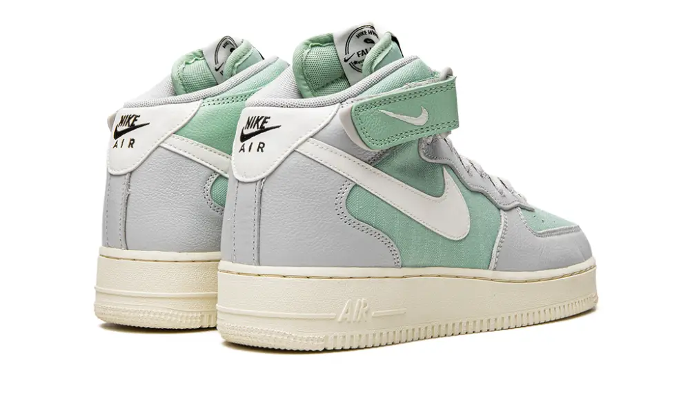 Nike Lifestyle Air Force 1 Mid '07 LX 'Grey Fog Enamel Green' 