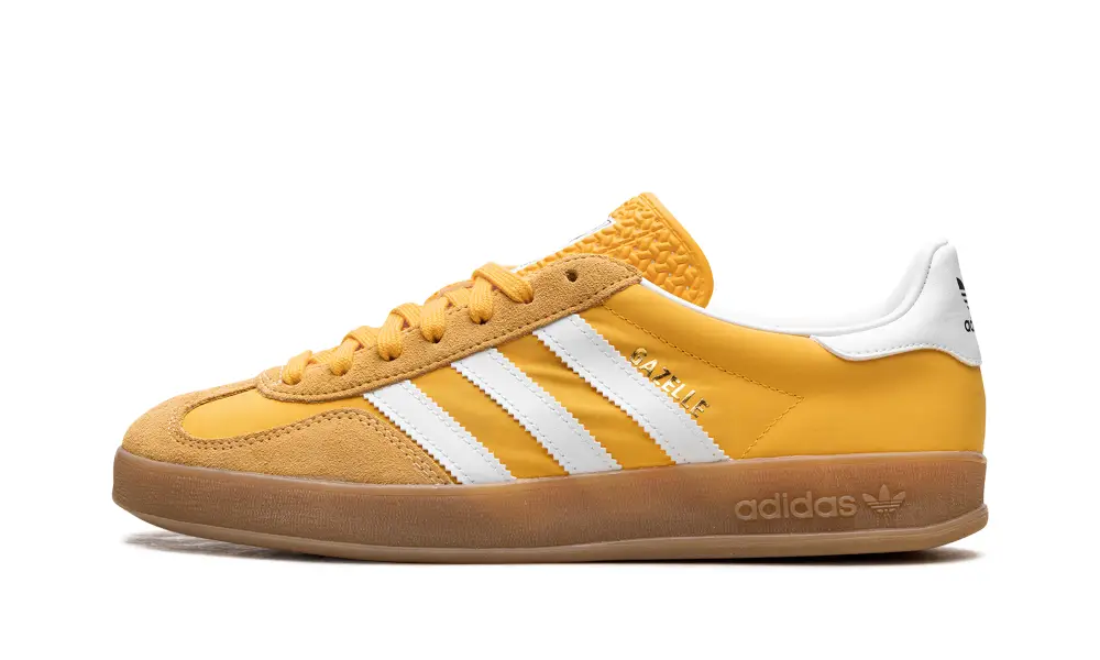 More Adidas Shoes Gazelle Indoor 'Crew Yellow Gum' 