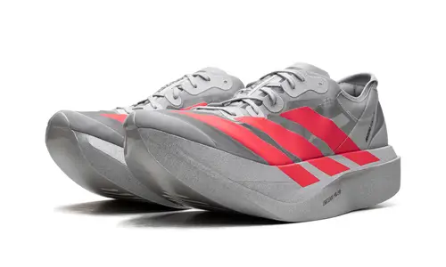 More Adidas Shoes Adizero Adios Pro Evo 2 'Silver Metallic Lucid Red Grey Two' 